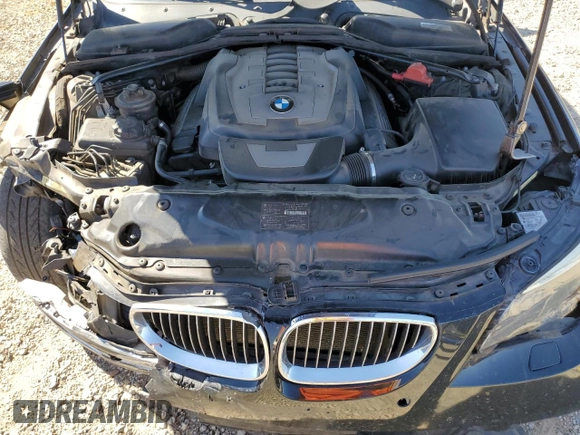 2010 BMW 5 Series 550i with VIN WBANW5C53ACT56674, listed as a Copart auction lot 70927084 with 129,722 mi miles and Salvage Title. Bid and sale history available at DreamBid. Image 11.