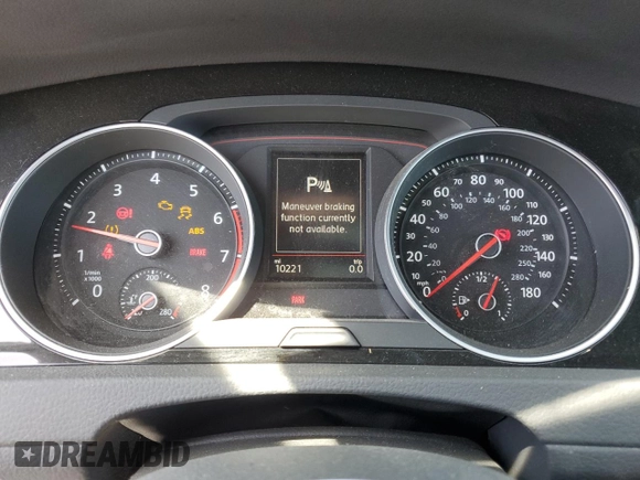 2019 Volkswagen Golf GTI S with VIN 3VW5T7AU7KM029516, listed as a Copart auction lot 53509345 with 10,221 mi miles and Salvage Title. Bid and sale history available at carsss.com. Image 9.