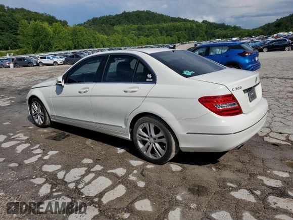 2012 Mercedes-Benz C 300 Sport with VIN WDDGF8BB0CR237300, listed as a Copart auction lot 61340735 with 109,157 mi miles and Salvage title. Bid and sale history available at DreamBid. Image 2.
