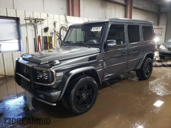 2005 Mercedes-Benz G with VIN WDCYR71E65X160243, listed as a Copart auction lot 48140075 with 164,457 mi miles and Salvage Title. Bid and sale history available at DreamBid. Image 1.