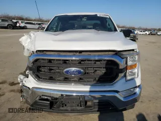 2021 Ford F-150 XL with VIN 1FTEW1CP8MFD11312, listed as a Copart auction lot 88754605 with 142,224 mi miles and Salvage title. Bid and sale history available at DreamBid. Image 5.