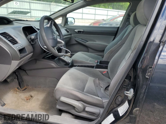 2011 Honda Civic LX with VIN 2HGFA1F53BH307727, listed as a Copart auction lot 57440754 with 153,689 mi miles and Salvage Title. Bid and sale history available at DreamBid. Image 7.