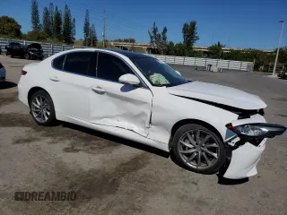 2020 Alfa Romeo Giulia with VIN ZARFANAN2L7630361, listed as a Copart auction lot 40794573 with 23,307 mi miles. Bid and sale history available at carsss.com. Image 4.