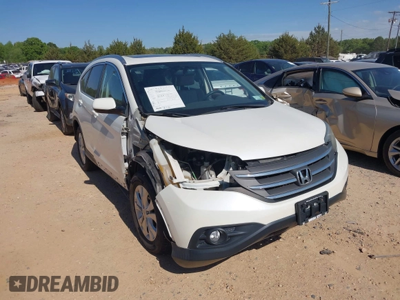 2014 Honda CR-V EX-L with VIN 5J6RM4H77EL028656, listed as a IAAI auction lot 42022965 with 100,329 mi miles. Bid and sale history available at carsss.com. Image 1.