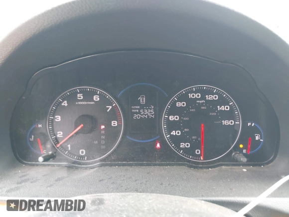 2005 Acura TSX with VIN JH4CL96955C030436, listed as a IAAI auction lot 42014917 with 204,474 mi miles. Bid and sale history available at carsss.com. Image 7.