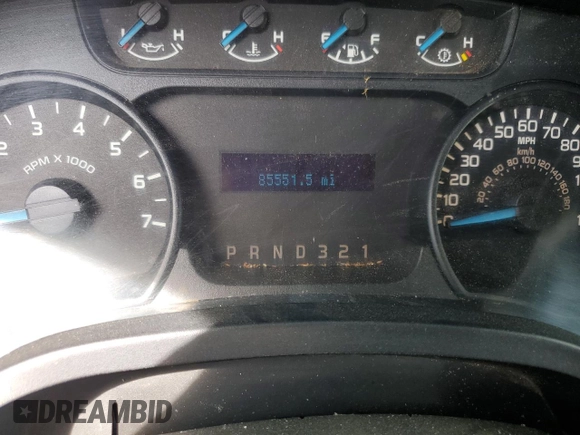 2013 Ford F-150 XL with VIN 1FTNF1CF2DKF00942, listed as a Copart auction lot 59525735 with 85,551 mi miles and Salvage title. Bid and sale history available at DreamBid. Image 9.