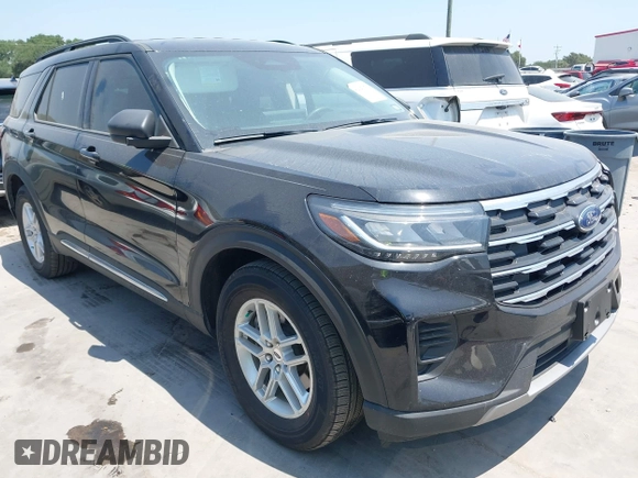 2025 Ford Explorer Active with VIN 1FMUK7DH7SGA99586, listed as a IAAI auction lot 42325672 with 1,960 mi miles and . Bid and sale history available at DreamBid. Image 1.