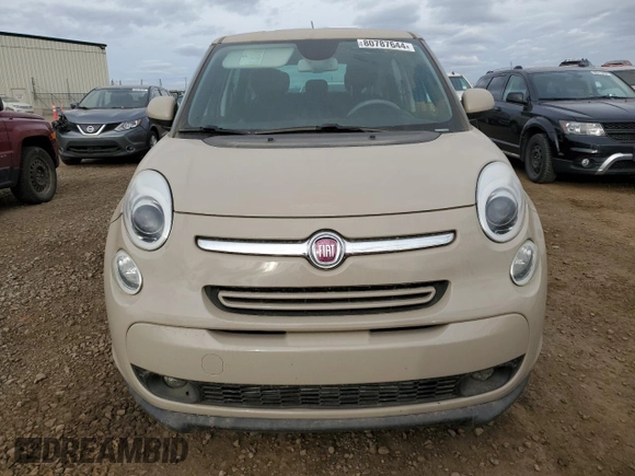 2014 FIAT 500L Easy with VIN ZFBCFABH0EZ026446, listed as a Copart auction lot 80787644 with 107,201 mi miles and Clean Title. Bid and sale history available at carsss.com. Image 5.