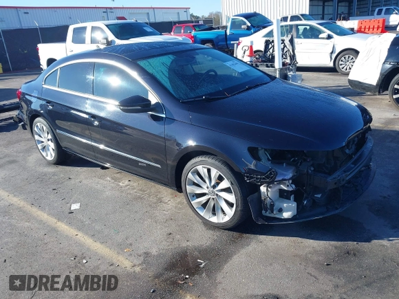 2013 Volkswagen CC VR6 Lux with VIN WVWHU7AN8DE509059, listed as a IAAI auction lot 41402695 with 123,518 mi miles. Bid and sale history available at carsss.com. Image 1.