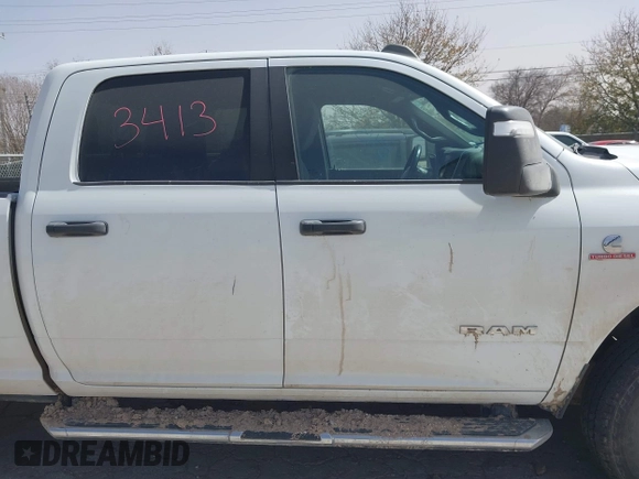 2023 Ram 2500 Big Horn with VIN 3C6UR5DL0PG544133, listed as a IAAI auction lot 41683879 with 57,265 mi miles and . Bid and sale history available at DreamBid. Image 14.