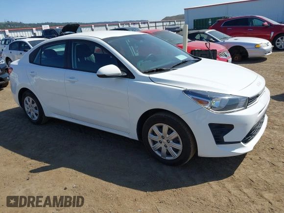 2022 Kia Rio S with VIN 3KPA24AD2NE473968, listed as a IAAI auction lot 42170326 with 42,676 mi miles and . Bid and sale history available at DreamBid. Image 1.