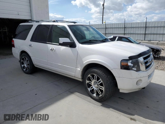 2012 Ford Expedition Limited with VIN 1FMJU2A57CEF62852, listed as a Copart auction lot 53166985 with 122,480 mi miles and Clean title. Bid and sale history available at DreamBid. Image 4.