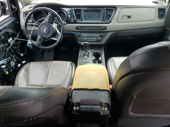 2016 Kia Sedona SX-L with VIN KNDME5C17G6186258, listed as a Copart auction lot 55742885 with 98,487 mi miles and Clean Title. Bid and sale history available at DreamBid. Image 8.