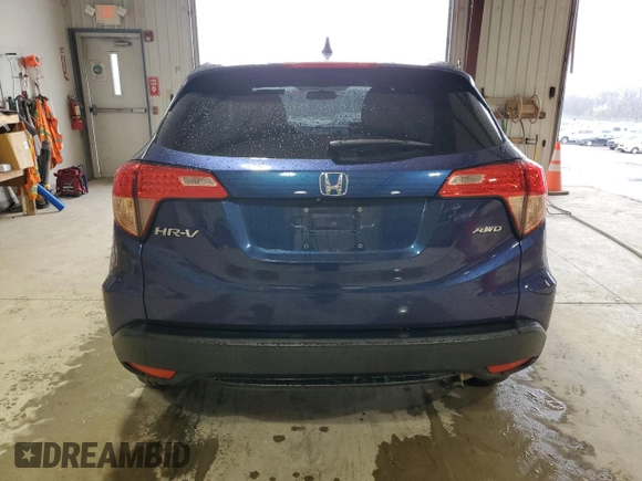 2016 Honda HR-V EX with VIN 3CZRU6H57GM750186, listed as a Copart auction lot 51187335 with 141,552 mi miles and Salvage Title. Bid and sale history available at DreamBid. Image 6.