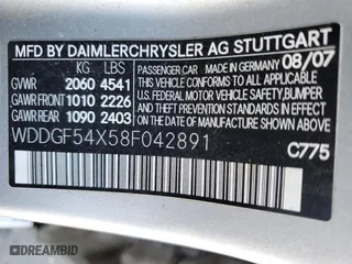 2008 Mercedes-Benz C-Class 3.0L Sport with VIN WDDGF54X58F042891, listed as a Copart auction lot 45402015 with 159,273 mi miles and Salvage Title. Bid and sale history available at carsss.com. Image 14.