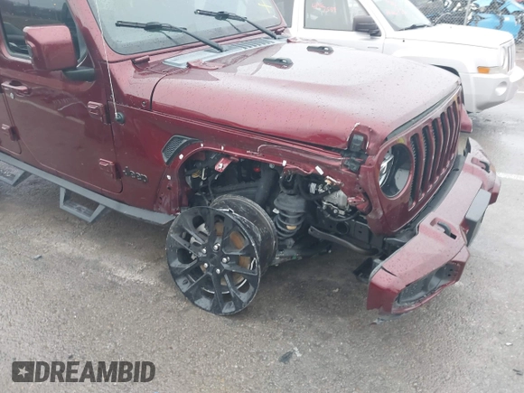 2021 Jeep Wrangler Unlimited Sahara with VIN 1C4HJXEN5MW609102, listed as a IAAI auction lot 41446454 with 31,846 mi miles and . Bid and sale history available at DreamBid. Image 6.