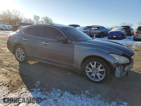 2011 Infiniti M with VIN JN1BY1AR6BM373546, listed as a Copart auction lot 87723595 with 284,173 mi miles and Salvage Title. Bid and sale history available at carsss.com. Image 4.