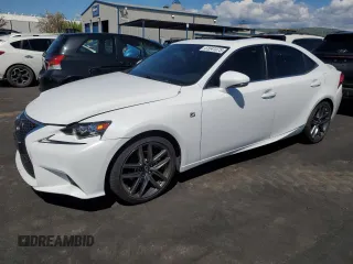 2015 Lexus IS 250 with VIN JTHBF1D28F5049014, listed as a Copart auction lot 51641075 with 0 mi miles and Salvage Title. Bid and sale history available at carsss.com. Image 1.