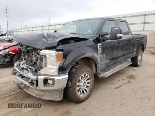 2021 Ford F-250 XL with VIN 1FT7W2BT7MED42733, listed as a Copart auction lot 55831675 with 95,393 mi miles and Salvage title. Bid and sale history available at DreamBid. Image 1.