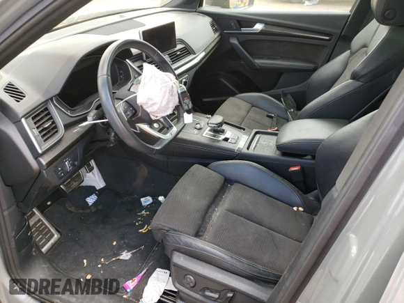 2020 Audi SQ5 Premium Plus with VIN WA1B4AFY7L2015730, listed as a Copart auction lot 60477453 with 36,680 mi miles and . Bid and sale history available at DreamBid. Image 7.