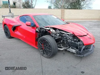 2020 Chevrolet Corvette 1LT with VIN 1G1Y62D44L5111290, listed as a IAAI auction lot 41481994 with 10,717 mi miles. Bid and sale history available at carsss.com. Image 1.