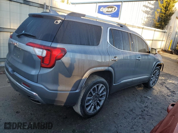 2022 GMC Acadia Denali with VIN 1GKKNPLS4NZ104286, listed as a Copart auction lot 42752335 with 74,588 mi miles and Salvage Title. Bid and sale history available at carsss.com. Image 3.