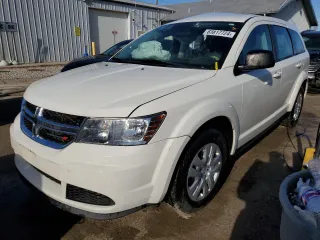 2013 Dodge Journey Canada Value z VIN 3C4PDCAB5DT723422, wystawiony jako Copart lot #83817724 z przebiegiem 201 981 mil mil oraz Szkoda całkowita • Salvage title. Historia ofert i sprzedaży dostępna na DreamBid. Obrazek 1.