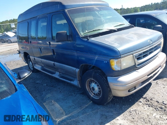 1998 Ford Econoline Cargo Recreational with VIN 1FDPE24LXWHA20990, listed as a IAAI auction lot 42015107 with 224,721 mi miles and . Bid and sale history available at DreamBid. Image 1.