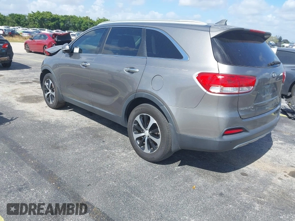 2016 Kia Sorento EX with VIN 5XYPH4A16GG126700, listed as a IAAI auction lot 41557828 with 130,102 mi miles. Bid and sale history available at carsss.com. Image 3.