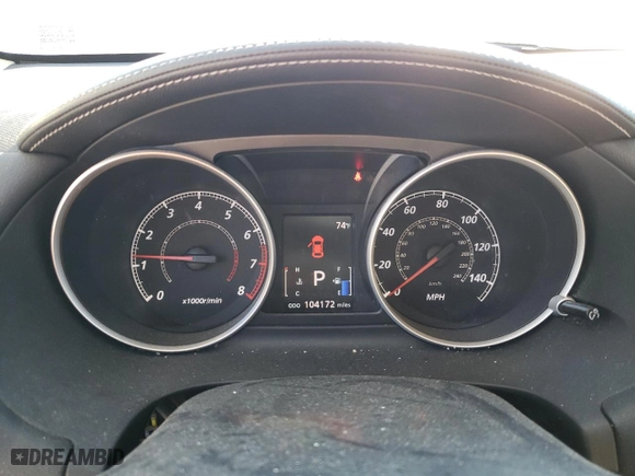 2010 Mitsubishi Outlander XLS with VIN JA4JT4AX8AZ006392, listed as a Copart auction lot 50663555 with 104,172 mi miles and Salvage Title. Bid and sale history available at carsss.com. Image 9.