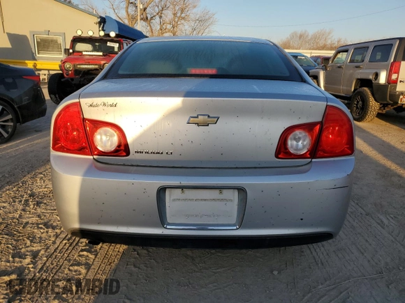 2012 Chevrolet Malibu 1LT with VIN 1G1ZC5E08CF360454, listed as a Copart auction lot 48777375 with 83,969 mi miles and Salvage Title. Bid and sale history available at DreamBid. Image 6.