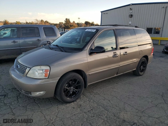 2006 Ford Freestar Wagon SEL with VIN 2FMZA52236BA43475, listed as a Copart auction lot 88723025 with NaN miles and Salvage Title. Bid and sale history available at carsss.com. Image 1.
