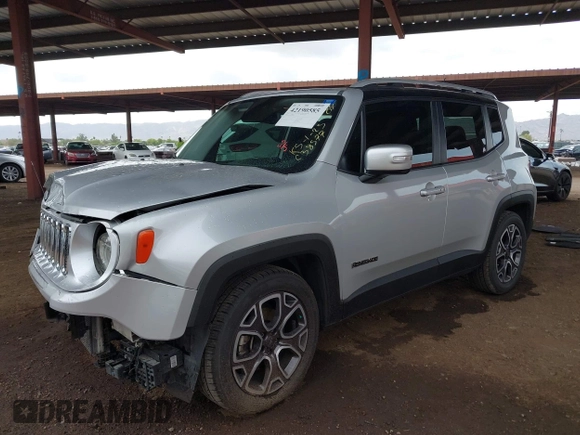 2015 Jeep Renegade Limited with VIN ZACCJADT5FPC38577, listed as a IAAI auction lot 42190585 with 116,883 mi miles and . Bid and sale history available at DreamBid. Image 17.