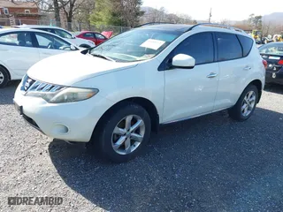 2009 Nissan Murano SL with VIN JN8AZ18W39W205559, listed as a IAAI auction lot 41688532 with 119,208 mi miles. Bid and sale history available at carsss.com. Image 2.