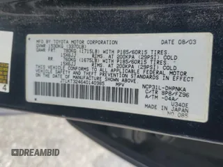 2004 Scion xB with VIN JTLKT324640140985, listed as a Copart auction lot 54249605 with 164,441 mi miles and Salvage Title. Bid and sale history available at carsss.com. Image 12.