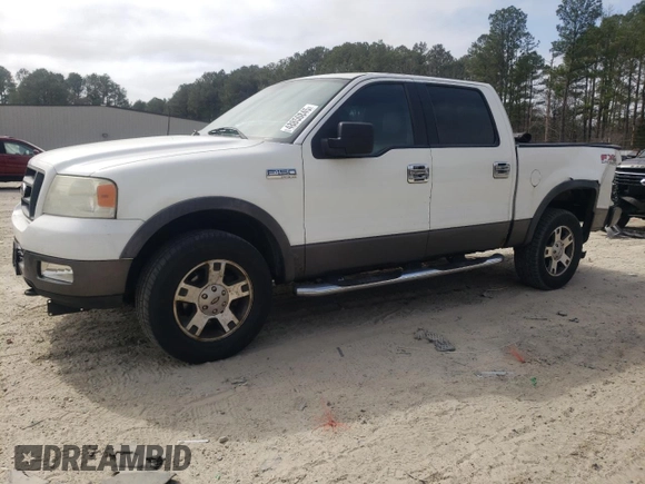 2005 Ford F-150 XLT with VIN 1FTPW14565FA53704, listed as a Copart auction lot 48850845 with 271,318 mi miles and Salvage Title. Bid and sale history available at carsss.com. Image 1.