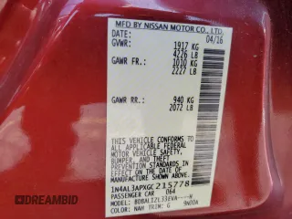 2016 Nissan Altima SV with VIN 1N4AL3APXGC215778, listed as a Copart auction lot 64008685 with 82,351 mi miles and Salvage title. Bid and sale history available at DreamBid. Image 12.