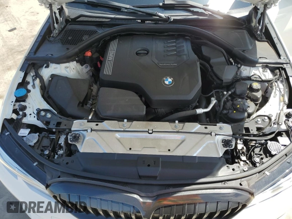 2021 BMW 3 Series 330i with VIN 3MW5R1J08M8B98075, listed as a Copart auction lot 54452025 with 51,191 mi miles and Salvage title. Bid and sale history available at DreamBid. Image 11.
