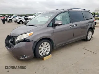 2013 Toyota Sienna XLE AAS with VIN 5TDYK3DC1DS290819, listed as a Copart auction lot 50913185 with 108,765 mi miles and Non Repairable. Bid and sale history available at carsss.com. Image 1.