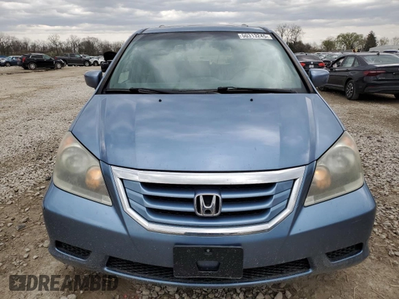 2009 Honda Odyssey EX-L with VIN 5FNRL38709B016070, listed as a Copart auction lot 50313245 with 192,155 mi miles and Salvage Title. Bid and sale history available at carsss.com. Image 5.