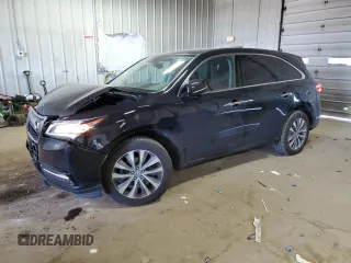 2014 Acura MDX Technology with VIN 5FRYD4H48EB021045, listed as a Copart auction lot 56989335 with 225,400 mi miles and Non repairable. Bid and sale history available at DreamBid. Image 1.