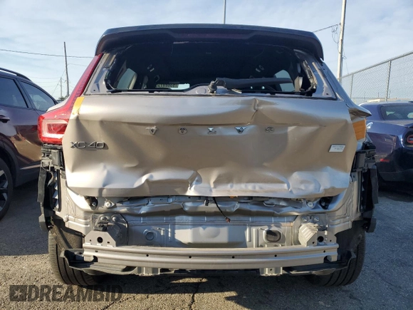 2023 Volvo XC40 Ultimate with VIN YV4ED3UM6P2031208, listed as a Copart auction lot 53889735 with 20,289 mi miles and Salvage title. Bid and sale history available at DreamBid. Image 6.