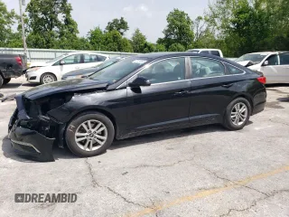 2015 Hyundai Sonata SE z VIN 5NPE24AF9FH009446, wystawiony jako Copart lot #57124055 z przebiegiem 155 850 mil mil oraz Szkoda całkowita • Salvage title. Historia ofert i sprzedaży dostępna na DreamBid. Obrazek 1.