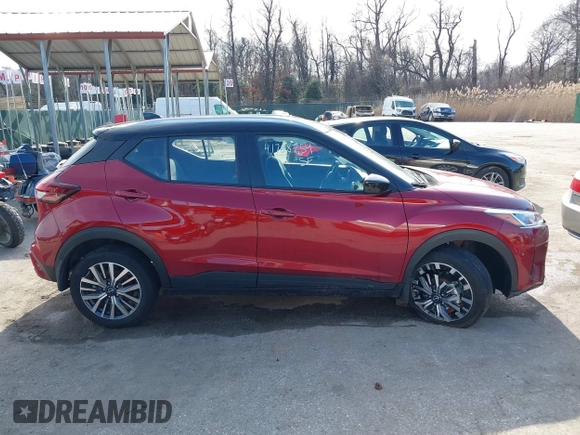 2023 Nissan Kicks SV with VIN 3N1CP5CV4PL569883, listed as a IAAI auction lot 41768754 with 8,253 mi miles. Bid and sale history available at carsss.com. Image 13.