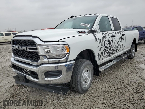 2024 Ram 3500 Tradesman with VIN 3C63R3GJ7RG312206, listed as a Copart auction lot 42588675 with 1,419 mi miles and Salvage Title. Bid and sale history available at carsss.com. Image 1.