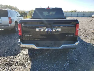 2025 Ram 1500 Big Horn with VIN 1C6RRFFG0SN509944, listed as a Copart auction lot 81506354 with 14,997 mi miles and Salvage Title. Bid and sale history available at carsss.com. Image 6.