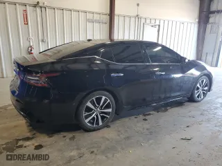 2021 Nissan Maxima SV with VIN 1N4AA6CV1MC514154, listed as a Copart auction lot 46594215 with 85,159 mi miles and Clean Title. Bid and sale history available at carsss.com. Image 3.