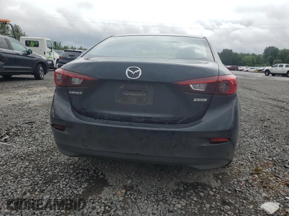 2017 Mazda 3 Touring with VIN JM1BN1V7XH1143503, listed as a Copart auction lot 58628085 with 181,345 mi miles and Salvage title. Bid and sale history available at DreamBid. Image 6.