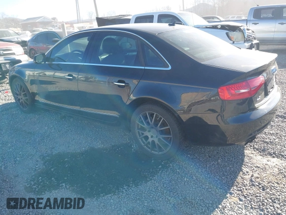 2013 Audi A4 Premium with VIN WAUDFAFL1DN042240, listed as a IAAI auction lot 41686185 with 205,410 mi miles and . Bid and sale history available at DreamBid. Image 3.
