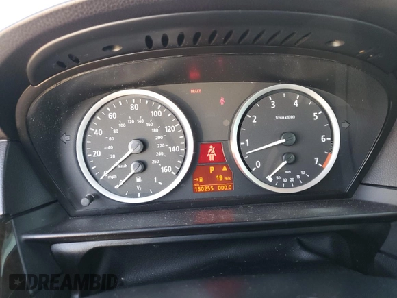 2004 BMW 5 Series 530i with VIN WBANA73544B809740, listed as a Copart auction lot 47993595 with 150,255 mi miles and Salvage Title. Bid and sale history available at DreamBid. Image 9.